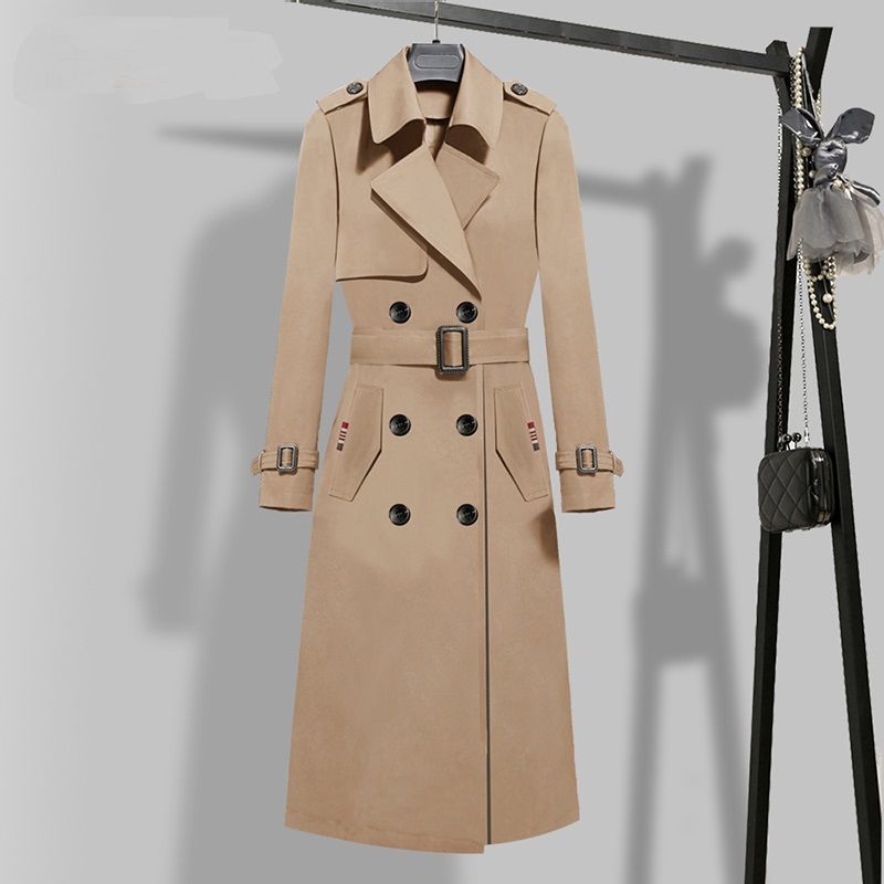 Brit Mid-Length Trench Coat