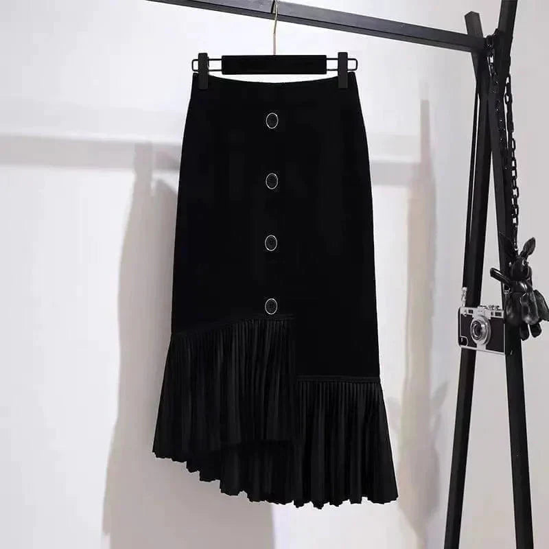 Abigail Knit Pleated Skirt - St Vesti | All Womens Skirts Leather Skirts And Maxi Skirts