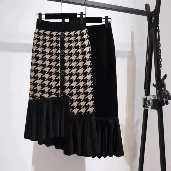 Abigail Knit Pleated Skirt - St Vesti | All Womens Skirts Leather Skirts And Maxi Skirts