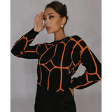 Alice Knit Crew Neck Sweater In Black - St Vesti | Shop Women’s Knitwear & Jumpers Online