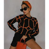 Alice Knit Crew Neck Sweater In Black - St Vesti | Shop Women’s Knitwear & Jumpers Online