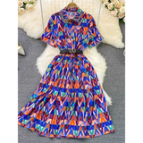 Amy A-line Maxi Dress With Belt - Purple / One Size - St Vesti | All Dresses - Cocktail Dresses Formal Dresses + More.