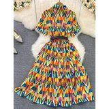 Amy A-line Maxi Dress With Belt - Yellow / One Size - St Vesti | All Dresses - Cocktail Dresses Formal Dresses + More.