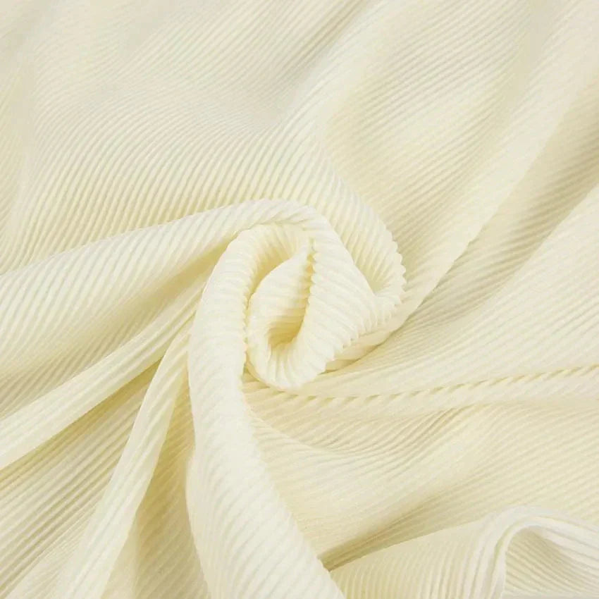 Anna Pleated Two Piece Set In White - St Vesti | Maternity Clothes