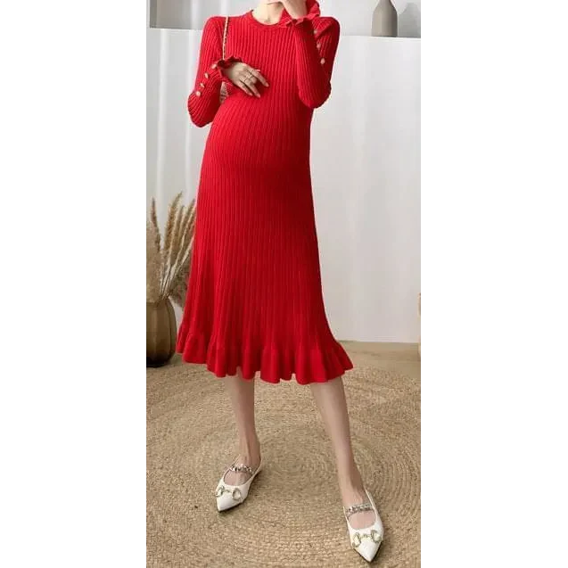 Annabella Maternity Knit Dress - St Vesti | Maternity Clothes