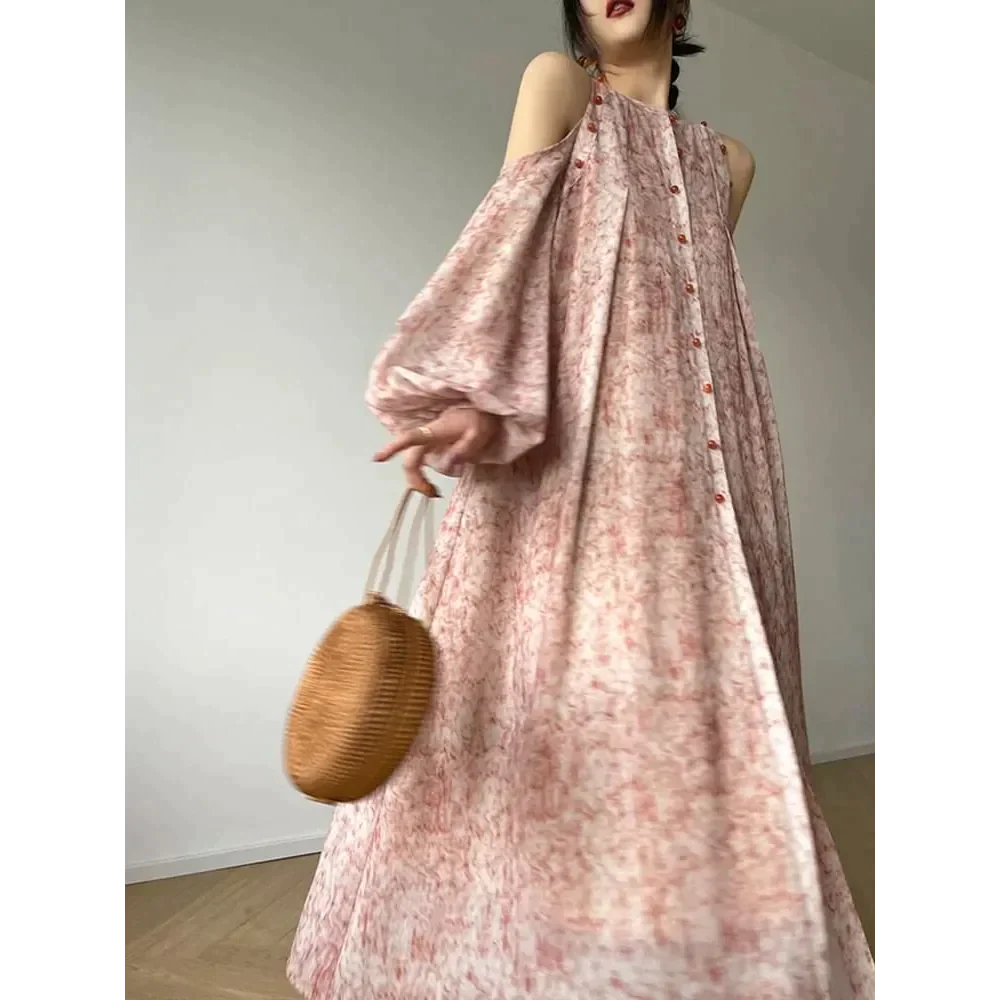 Anne Off Shoulder Maxi Dress In Pink - St Vesti | All Dresses - Cocktail Dresses Formal Dresses + More.