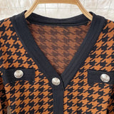 Bebo Checked Knit Dress - St Vesti | Day Dresses