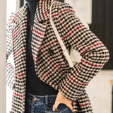Bernadette Double-breasted Checkered Coat - St Vesti | Coats & Jackets
