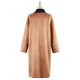 Betty Lapel Suede Coat - St Vesti | Coats & Jackets