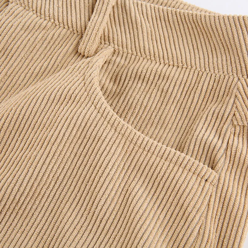 Bondi Denim Straight Wide Pants In Khaki - St Vesti | Women’s Pants | Jeans Trousers Pants Joggers & Culottes