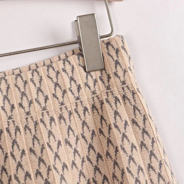 Brett High Waist Knitted Skirt - St Vesti | All Womens Skirts Leather Skirts And Maxi Skirts