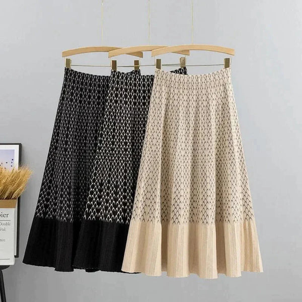 Brett High Waist Knitted Skirt - St Vesti | All Womens Skirts Leather Skirts And Maxi Skirts
