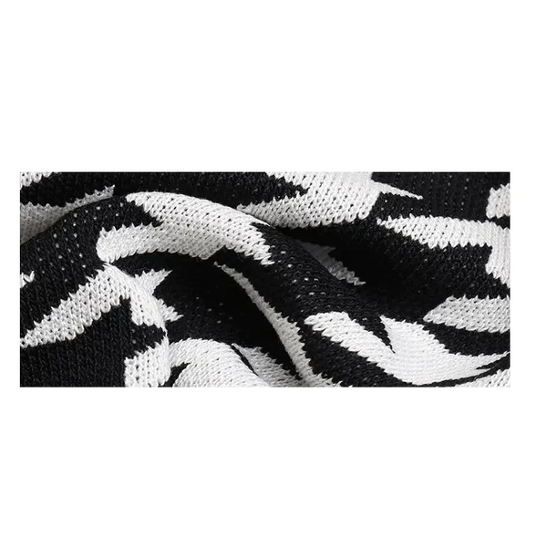 Bridgett Checkered Knit Vest - St Vesti | Blazers & Cardigans