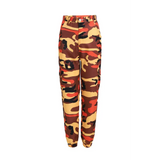 Camouflage Harem Pants - Orange / Xl - St Vesti | Women’s Pants | Jeans Trousers Pants Joggers & Culottes