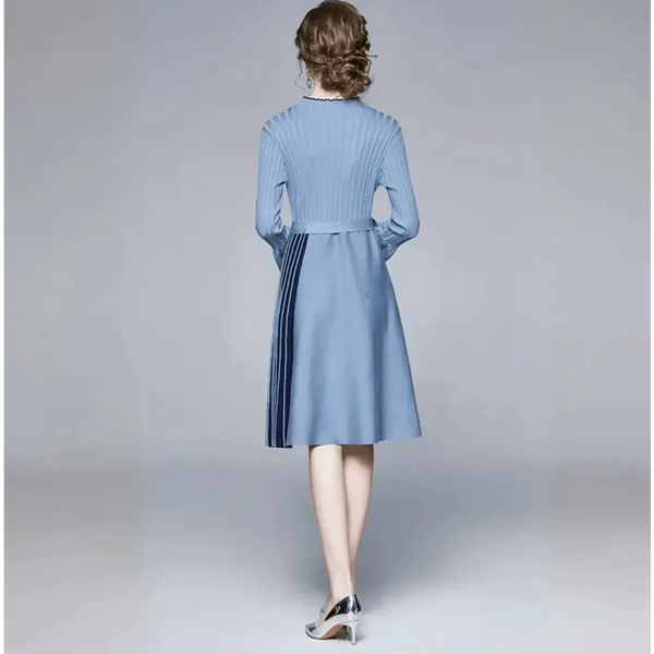 Cara Striped Flare Midi Dress - St Vesti | All Dresses - Cocktail Dresses Formal Dresses + More.