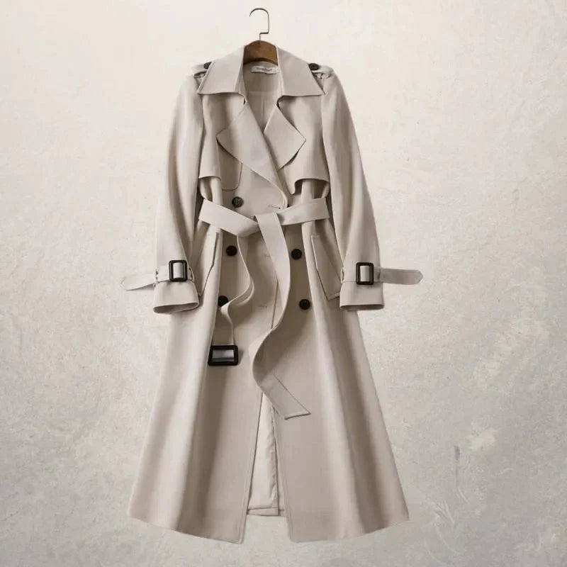 Carolina Trench Coat - White / s - St Vesti | Coats & Jackets