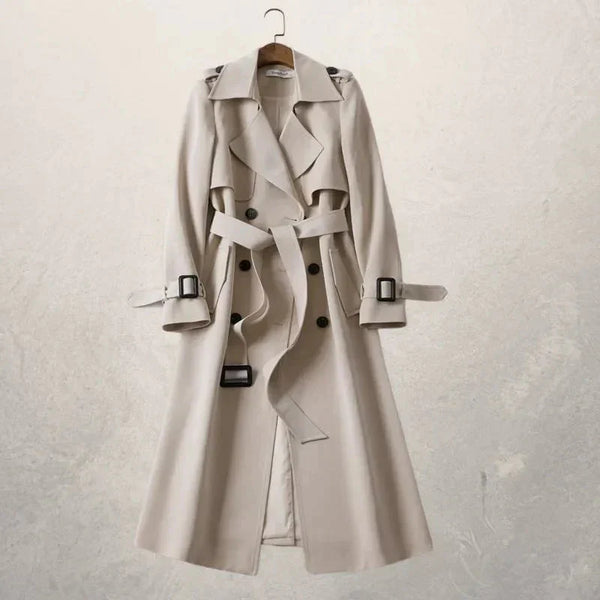 Carolina Trench Coat - White / s - St Vesti | Coats & Jackets
