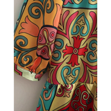 Colourful Long Sleeve Midi Dress - St Vesti | All Dresses - Cocktail Dresses Formal Dresses + More.