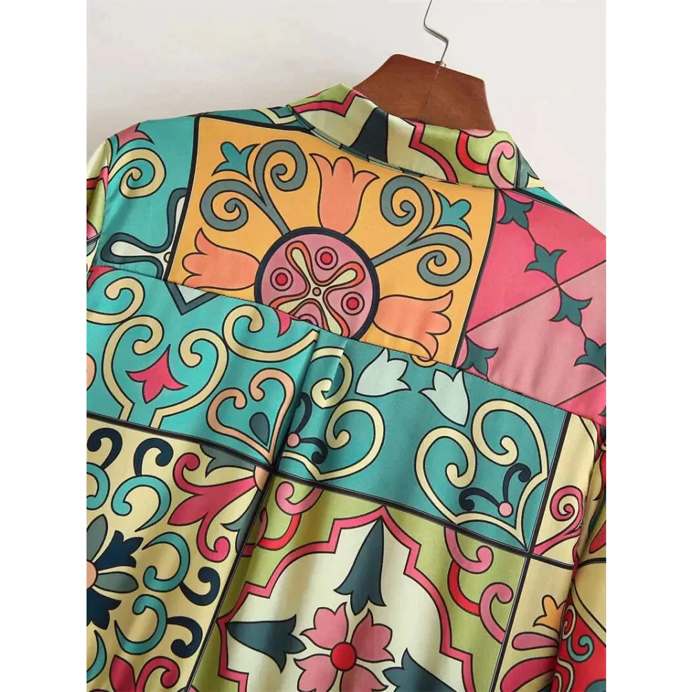 Colourful Long Sleeve Midi Dress - St Vesti | All Dresses - Cocktail Dresses Formal Dresses + More.