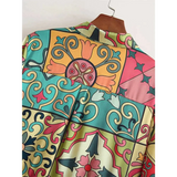 Colourful Long Sleeve Midi Dress - St Vesti | All Dresses - Cocktail Dresses Formal Dresses + More.