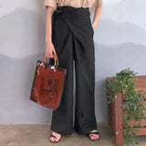 Core Linen Tie Up Pant - Black / s - St Vesti | Women’s Pants | Jeans Trousers Pants Joggers & Culottes