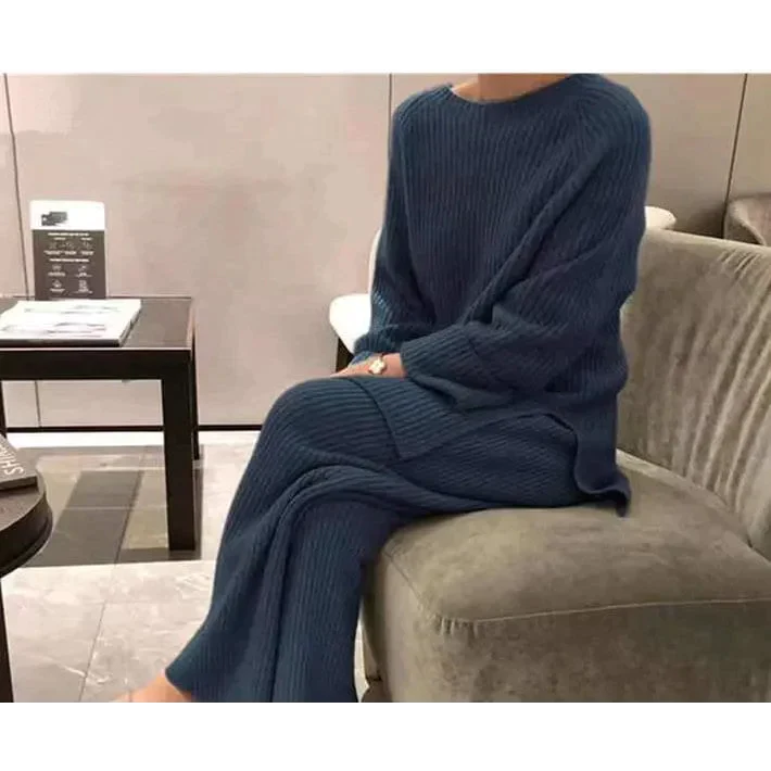 Croyden Knit Two Piece Set - Blue / One Size - St Vesti | Maternity Clothes