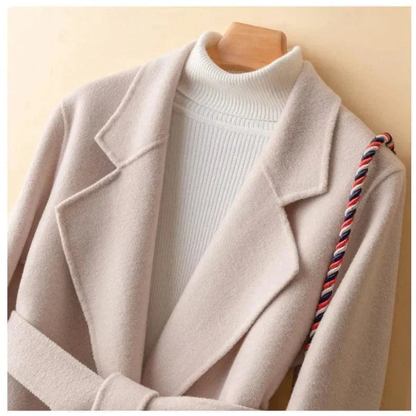 Dena Double-faced Cashmere Woollen Coat - St Vesti | Coats & Jackets