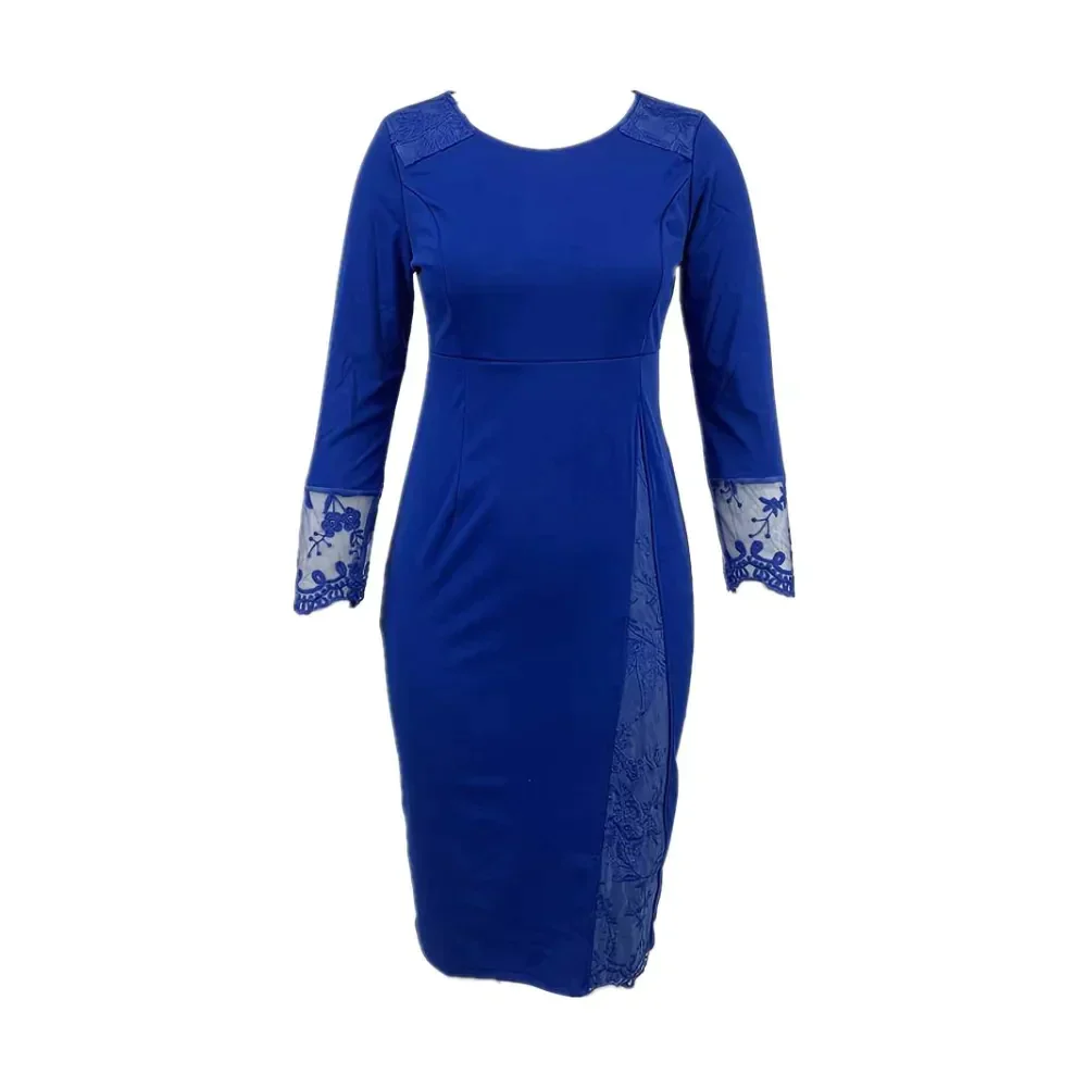 Eden Lace Step Midi Dress In Blue - Blue / s - St Vesti | All Dresses - Cocktail Dresses Formal Dresses + More.
