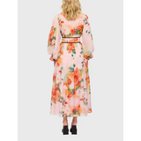 Elizabeth’s Lantern Sleeves & Waist Ruffle Maxi Dress - St Vesti | All Dresses - Cocktail Dresses Formal Dresses + More.