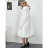 Ellie Long Faux Fur Coat - St Vesti | Coats & Jackets