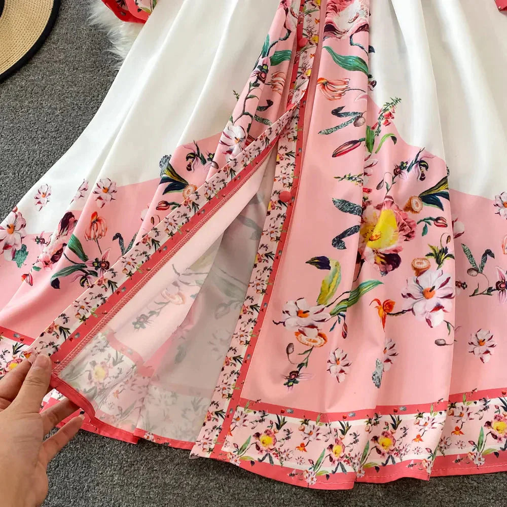 Eva Lantern Midi Dress In White - St Vesti | All Dresses - Cocktail Dresses Formal Dresses + More.