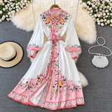 Eva Lantern Midi Dress In White - St Vesti | All Dresses - Cocktail Dresses Formal Dresses + More.