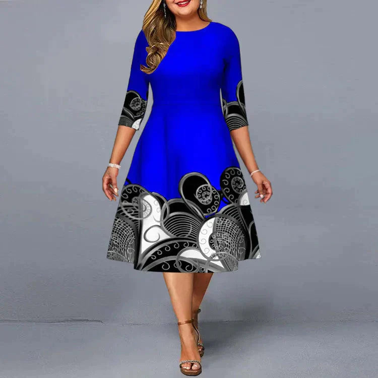 Evening Plus Size Midi Dress - St Vesti | All Dresses - Cocktail Dresses Formal Dresses + More.