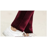 Felicity Velvet Pull On Pant - Red / Xl - St Vesti | Plus Size