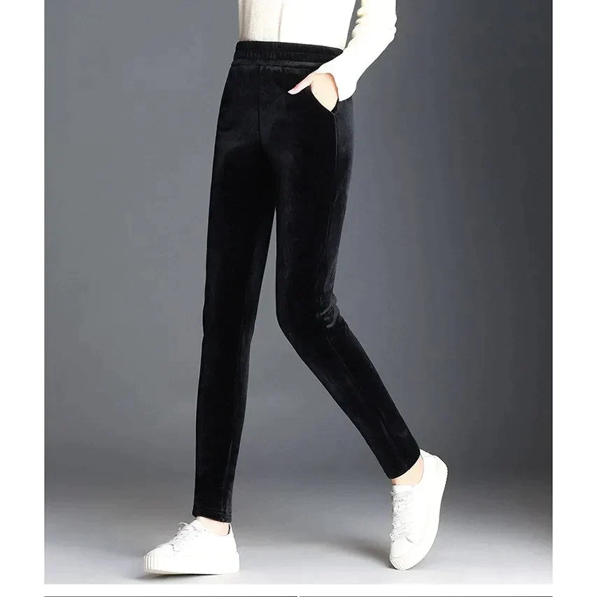 Felicity Velvet Pull On Pant - St Vesti | Plus Size