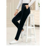 Felicity Velvet Pull On Pant - Green / Xl - St Vesti | Plus Size