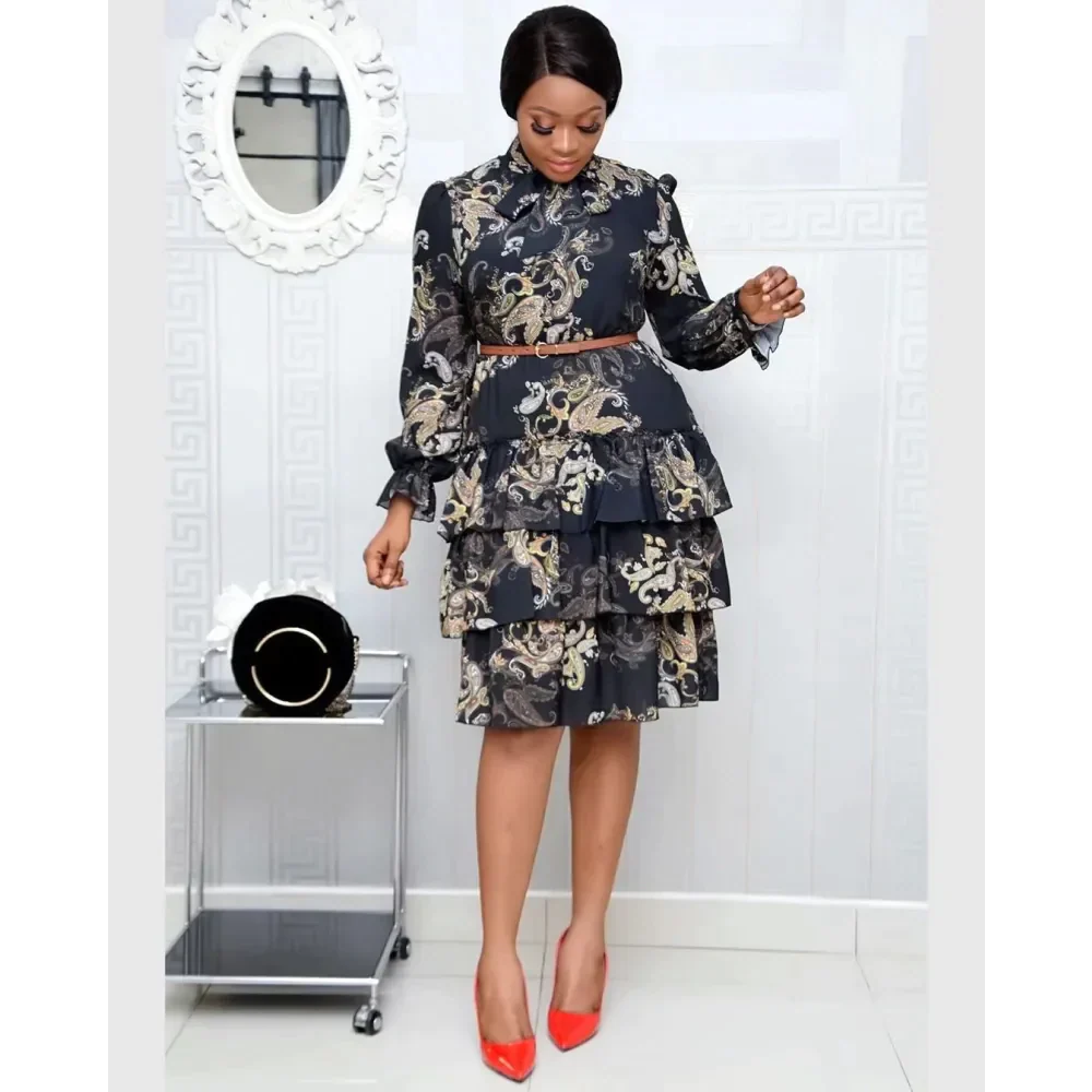 Flare Midi Dress By St Vesti - Black / s - St Vesti | All Dresses - Cocktail Dresses Formal Dresses + More.