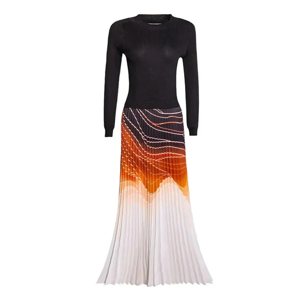 Gean Pleated Midi Dress - St Vesti | All Dresses - Cocktail Dresses Formal Dresses + More.