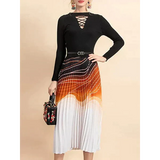 Gean Pleated Midi Dress - St Vesti | All Dresses - Cocktail Dresses Formal Dresses + More.