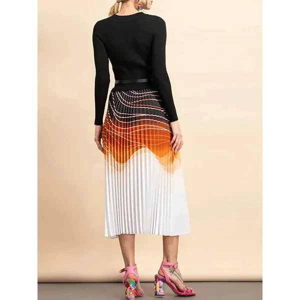 Gean Pleated Midi Dress - St Vesti | All Dresses - Cocktail Dresses Formal Dresses + More.