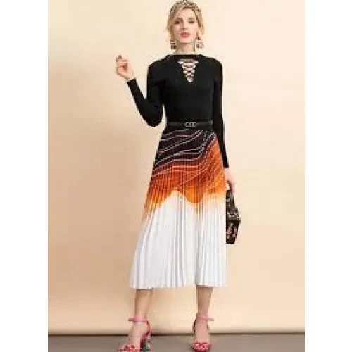 Gean Pleated Midi Dress - St Vesti | All Dresses - Cocktail Dresses Formal Dresses + More.