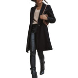 Gena Mid Length Double Breasted Coat - Black / 3xl - St Vesti | Blazers & Cardigans