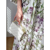 Gina Floral Print Maxi Dress In Green - St Vesti | All Dresses - Cocktail Dresses Formal Dresses + More.