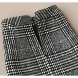 Grey Check Plaid Two Piece Set - St Vesti | All Womens Skirts Leather Skirts And Maxi Skirts