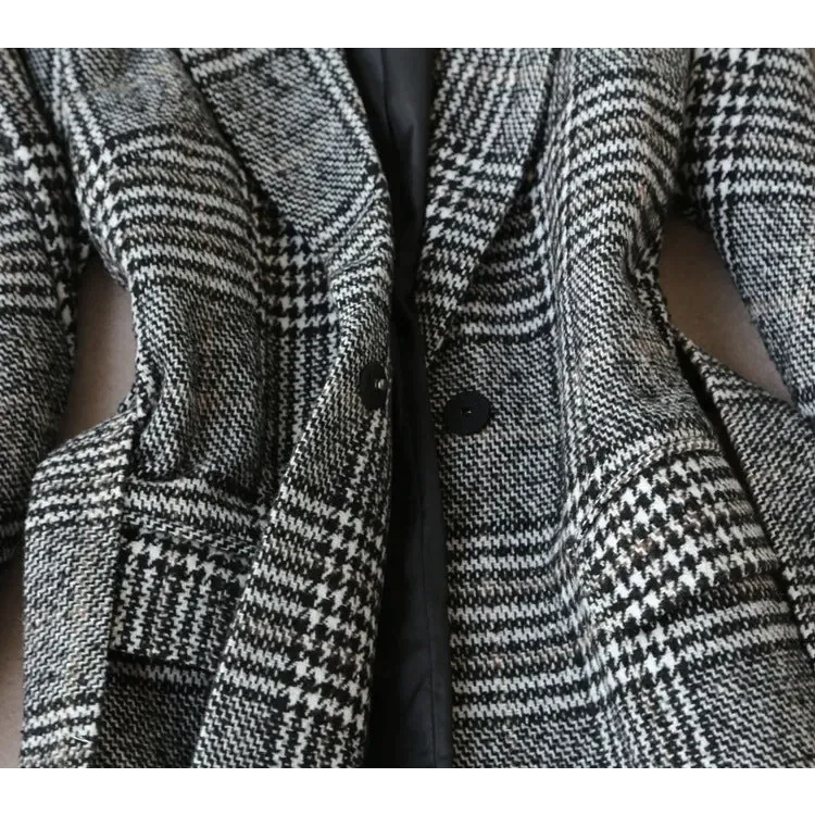 Grey Check Plaid Two Piece Set - St Vesti | All Womens Skirts Leather Skirts And Maxi Skirts