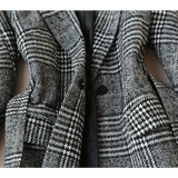 Grey Check Plaid Two Piece Set - St Vesti | All Womens Skirts Leather Skirts And Maxi Skirts