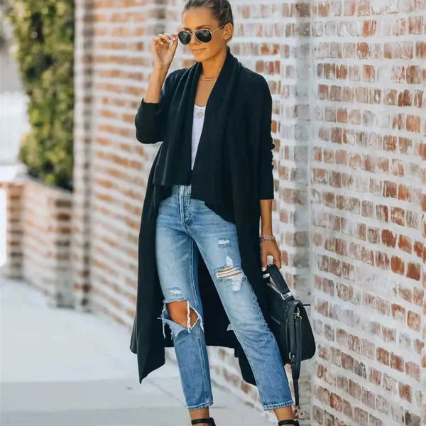 Jacinta’s City Cardigan - Black / l - St Vesti | Blazers & Cardigans