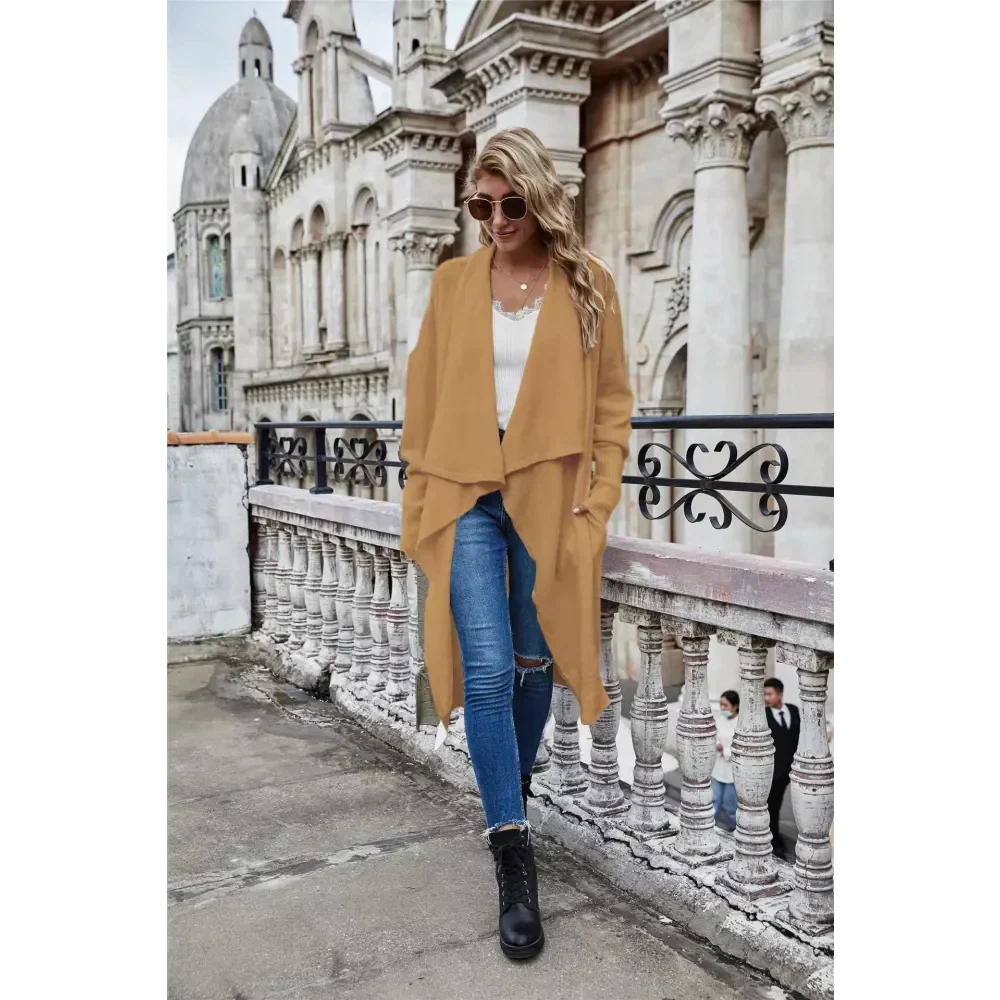 Jacinta’s City Cardigan - Apricot / l - St Vesti | Blazers & Cardigans