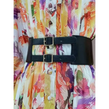 Jacqueline Lantern Floral Print Maxi Dress - St Vesti | All Dresses - Cocktail Dresses Formal Dresses + More.