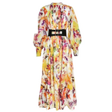 Jacqueline Lantern Floral Print Maxi Dress - St Vesti | All Dresses - Cocktail Dresses Formal Dresses + More.